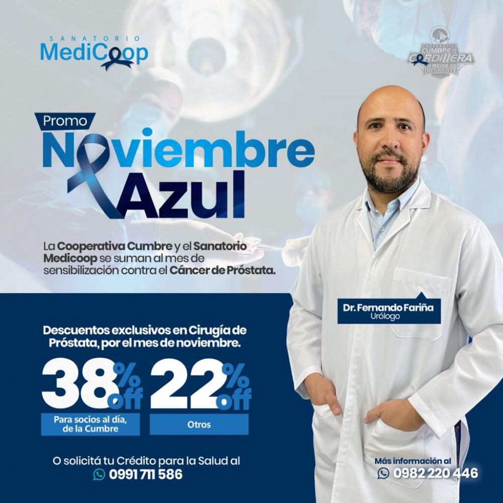 ¡¡Noviembre Azul! 🙌🏽